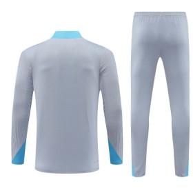 Atlético Madrid Sweatshirt Za Trening Četvrt Zip 2024-25 Siva